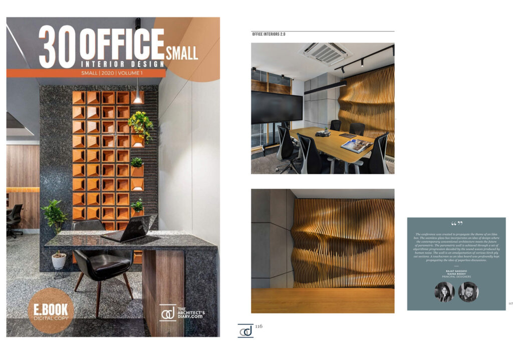 Read more about the article THE ARCHITECTS DIARY-30 SMALL OFFICE INTERIORS-VOL.1 2020